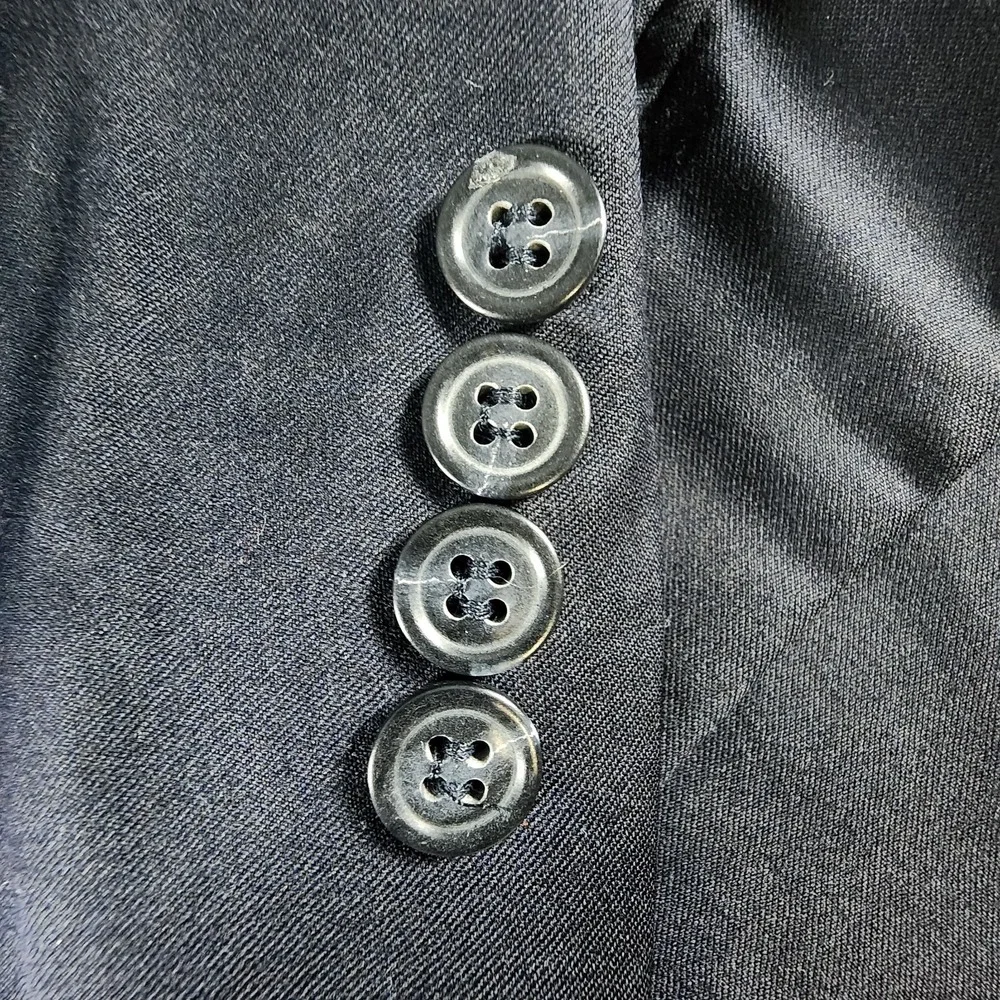 Jos A Bank Gordon Navy Blue Wool‎ Blazer Sport Coat Jacket Mens 44S